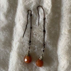 Pull-through earrings